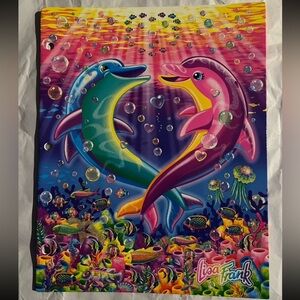 Lisa Frank Dolphins Folder